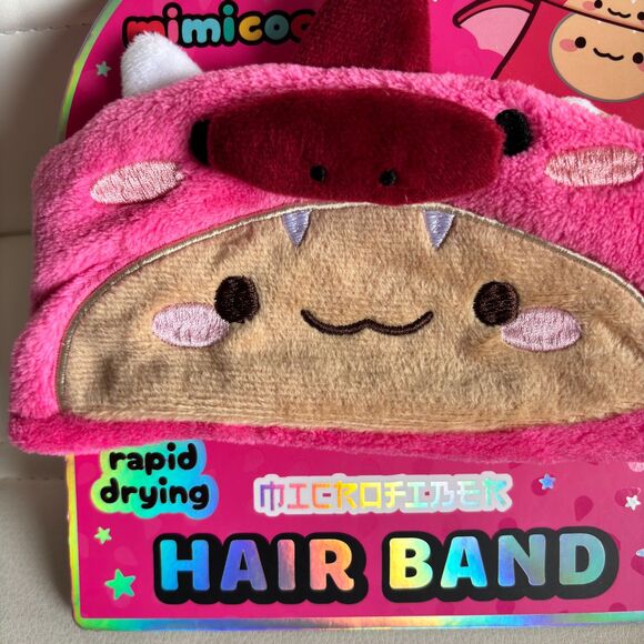 Mimicoco Kawaii Design Micro Fiber Rapid Drying Hair Band Elastic Band OS - Picture 3 of 3